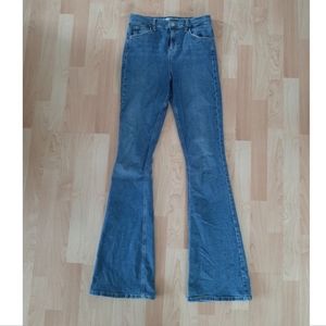 High-Waisted Flare Topshop Jean's